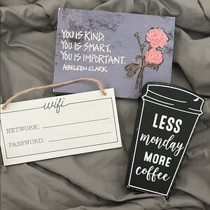 Inspirational and Fun Sign bundle